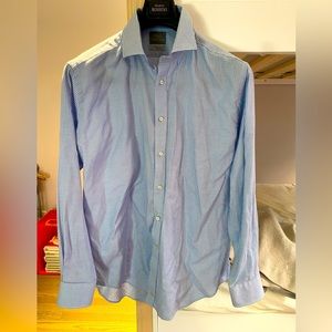 Thomas Dean Button Down Dress Shirt. Size XL. In excellent condition
